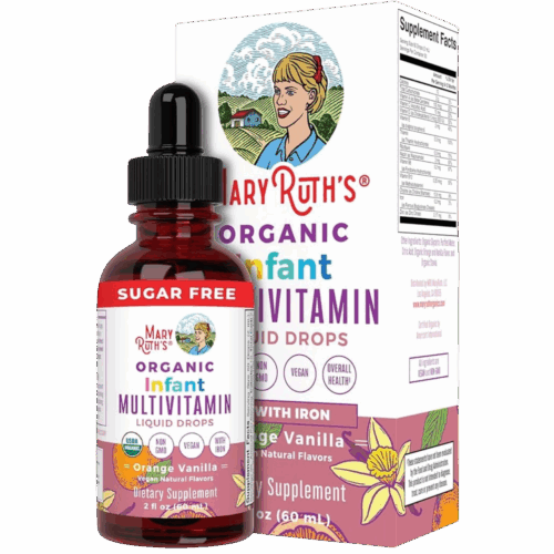 Mutivitamin + Sắt Hữu Cơ Cho Trẻ 6-12m MaryRuth's