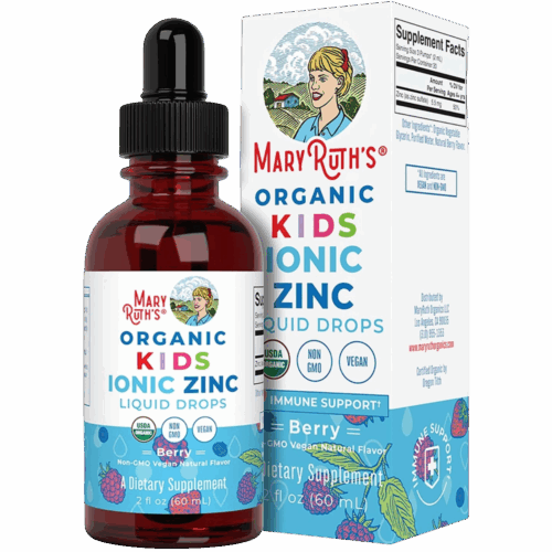 Dung Dịch Bổ Sung Kẽm Hữu Cơ Cho Trẻ 4-13 Tuổi MaryRuth's