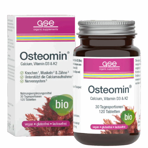 Viên Uống Osteomin Hữu Cơ GSE Bổ Sung Canxi, Magie, Vitamin D3+ K2