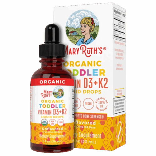 D3+K2 Dạng Giọt Hữu Cơ Cho Bé 1-3y MaryRuth's